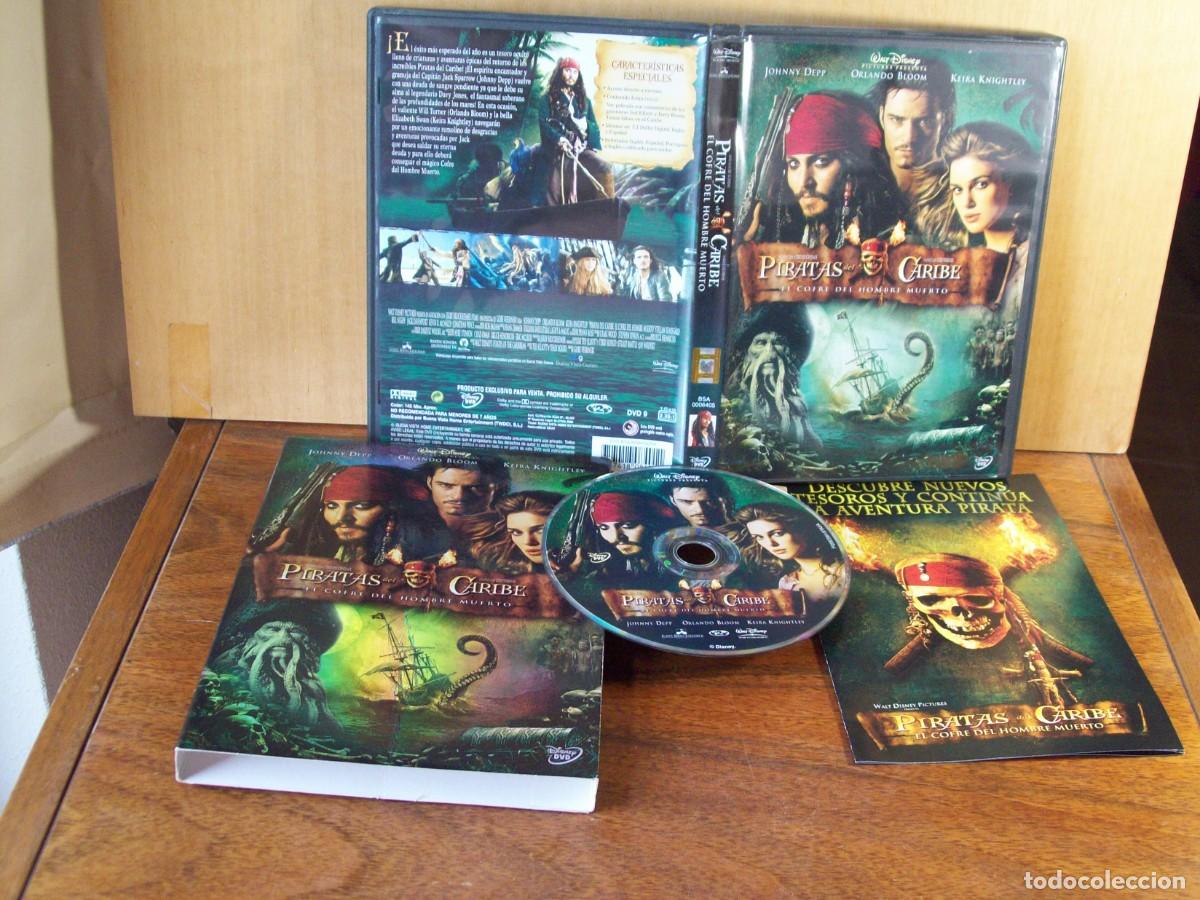 Cine: PIRATAS DEL CARIBE - EL COFRE DEL HOMBRE MUERTO - JOHNNY DEPP - ORLANDO BLOOM - DVD
