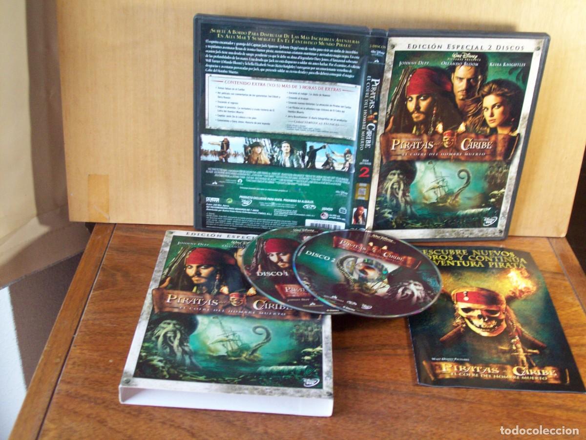 Cine: PIRATAS DEL CARIBE - EL COFRE DEL HOMBRE MUERTO - JOHNNY DEPP - ORLANDO BLOOM - DOBLE DVD