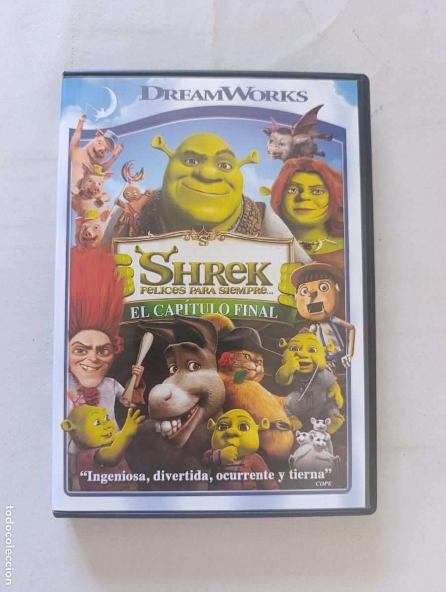 Cine: DVD SHREK FELICES PARA SIEMPRE... EL CAPITULO FINAL - DREAMWORKS (Z5)