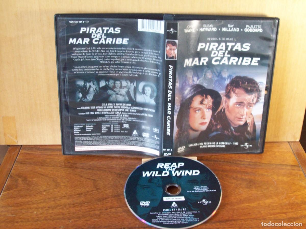 Cine: PIRATAS DEL CARIBE - JOGN WAYNE - SUSAN HAYWARD - RAY MILLAND -PAULETTE GODDARD - DVD
