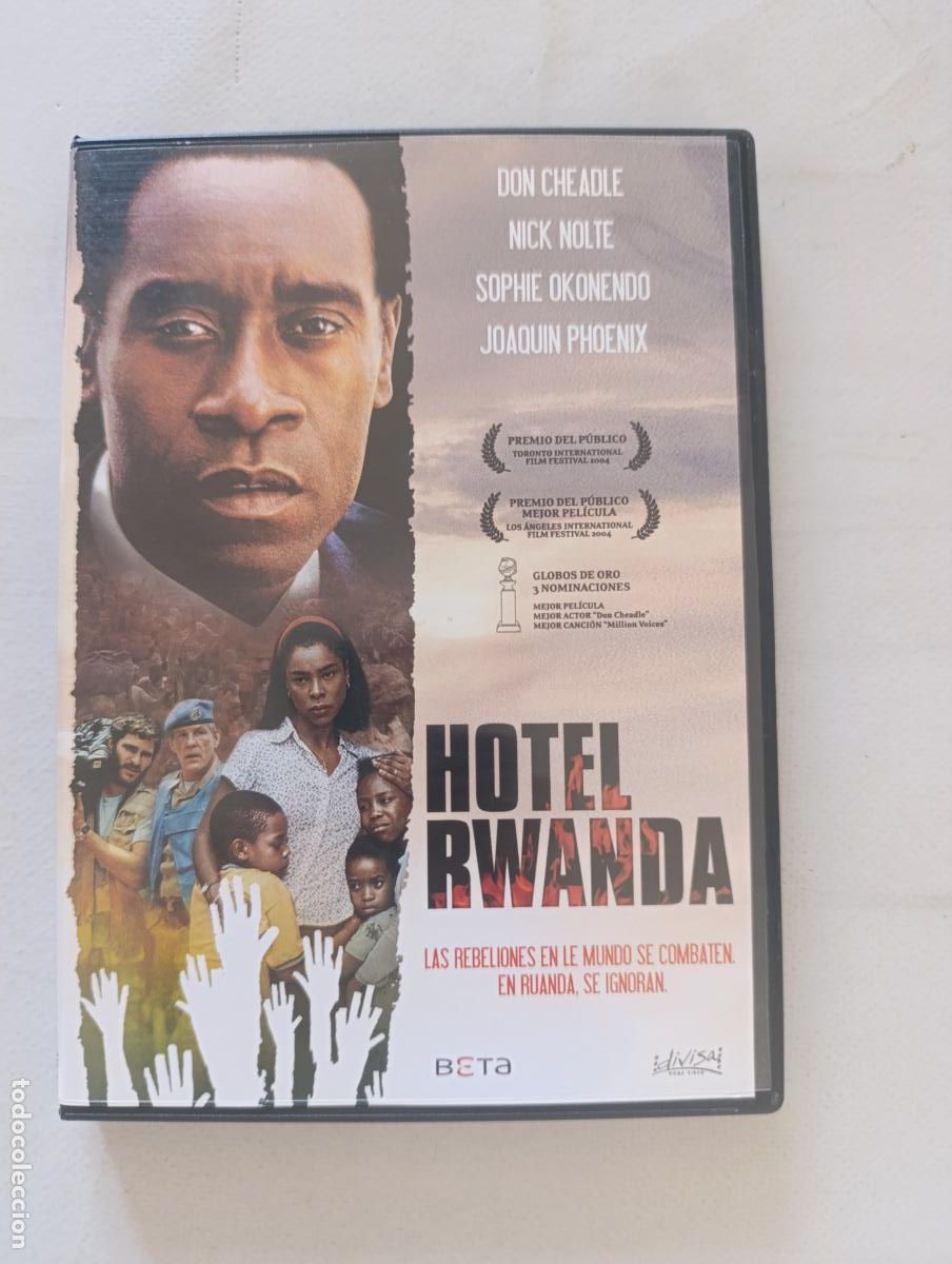 Cine: DVD HOTEL RWANDA - DON CHEADLE, NICK NOLTE (A6)