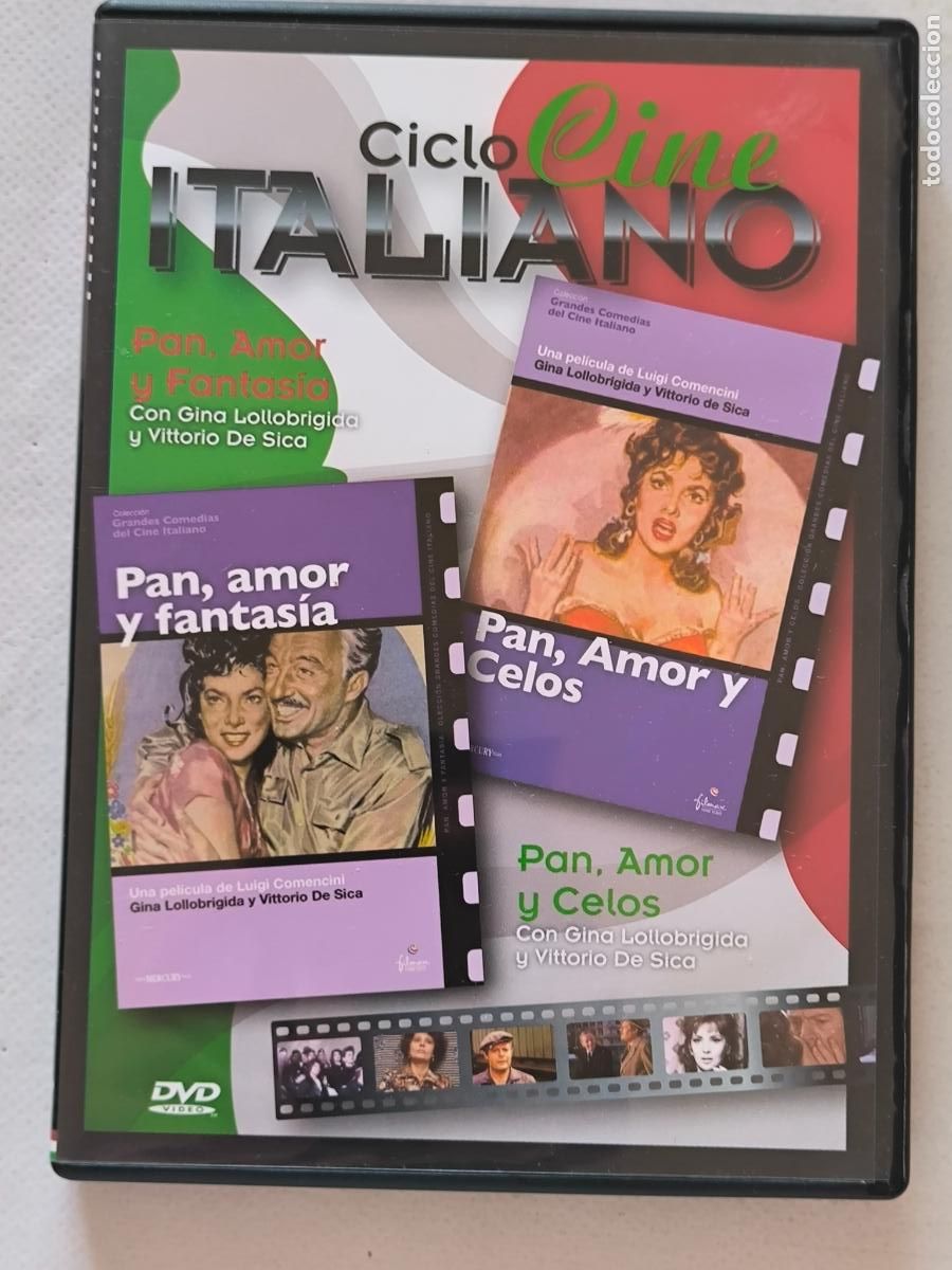 Cine: DVD PAN, AMOR Y FANTASIA / PAN, AMOR Y CELOS - 2 PELICULAS (Y5)