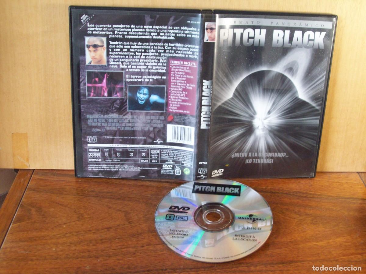 Cine: PITCH BLACK - VIN DIESEL - RADHA MITCHEL - COLE HAUSER - DVD FORMATO PANORAMICO