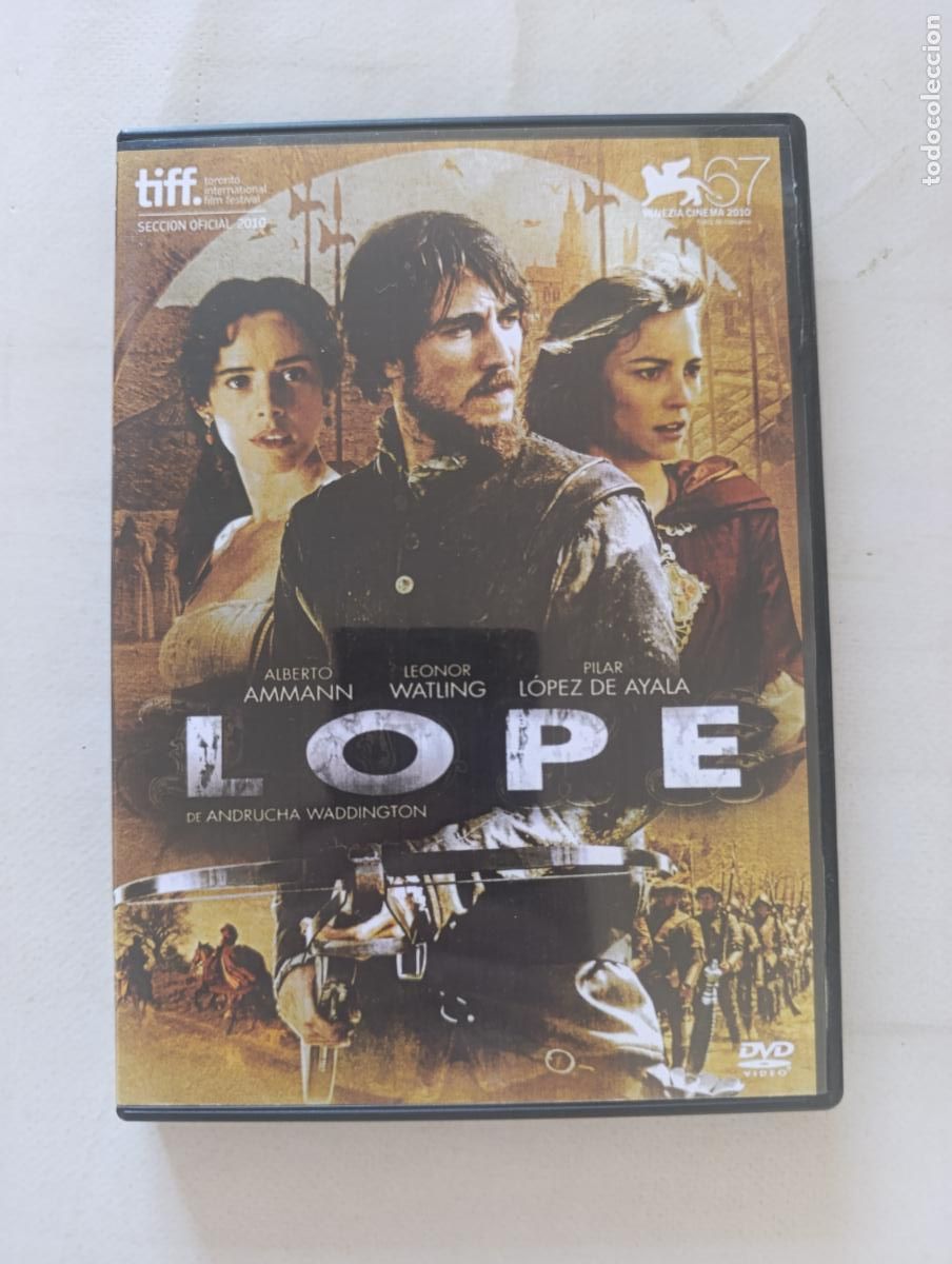 Cine: DVD LOPE - ANDRUCHA WADDINGTON, PILAR LOPEZ DE AYALA - CARATULA FOTOCOPIADA (B6)