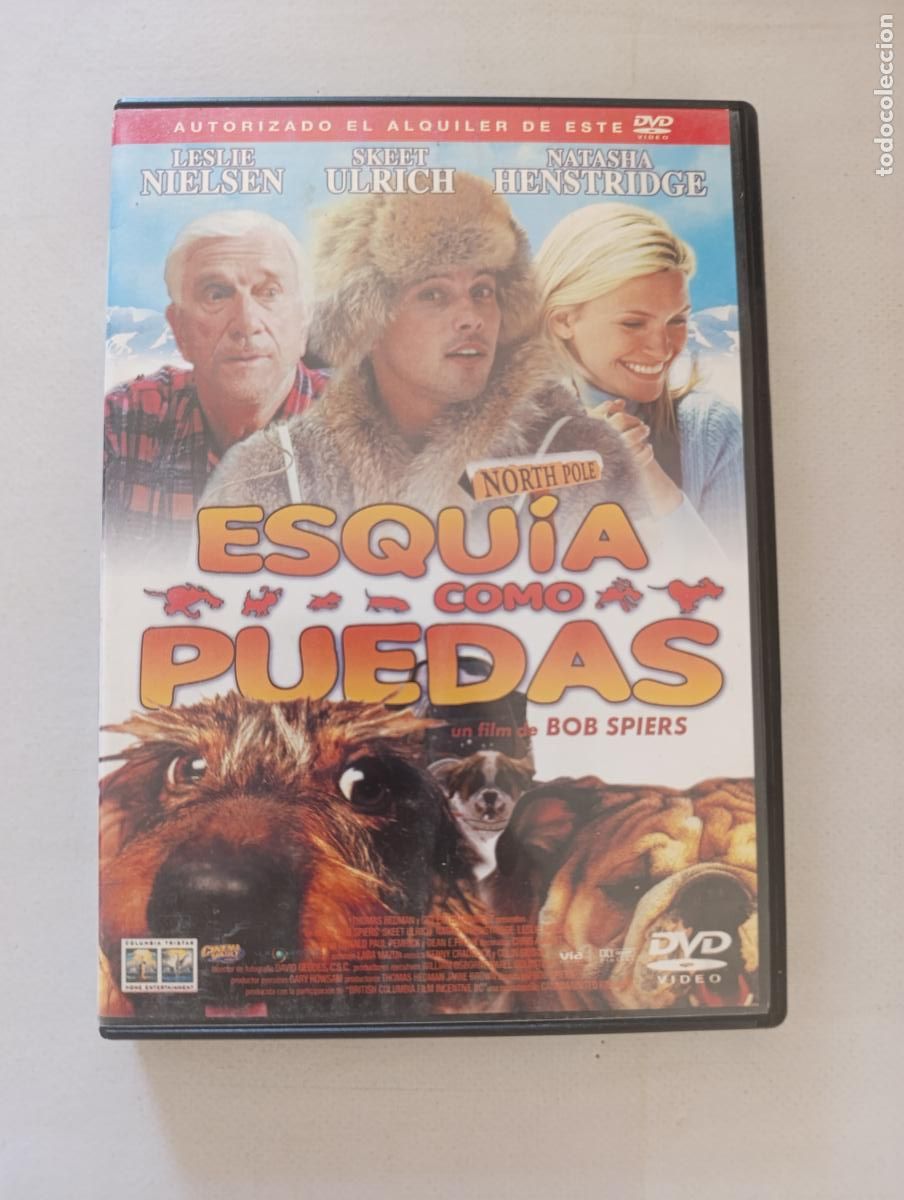 Cine: DVD ESQUIA COMO PUEDAS - EDICION DE ALQUILER - LESLIE NIELSEN - LEER DESCRIPCION (B6)