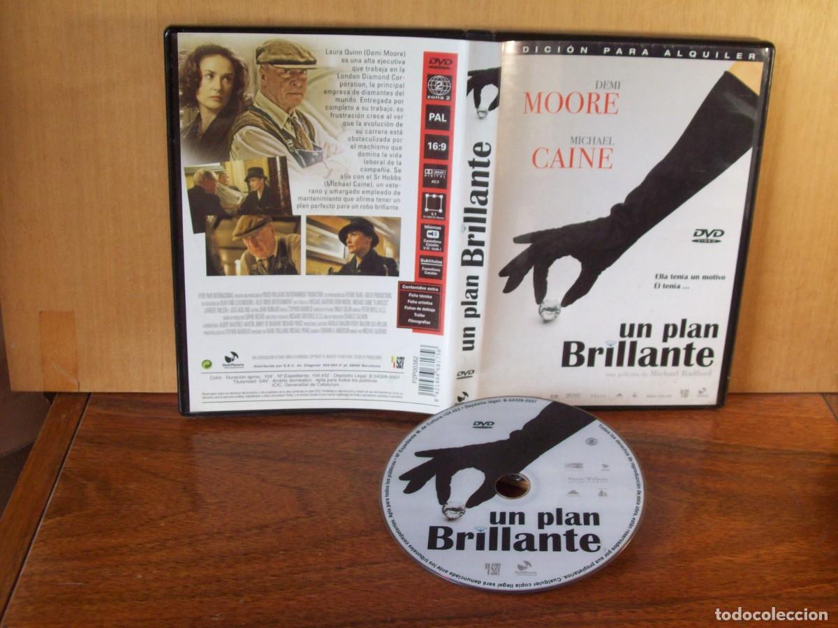Cine: UN PLAN BRILLANTE - DEMI MOORE - MICHAEL CAINE - DVD EDICION ALQUILER