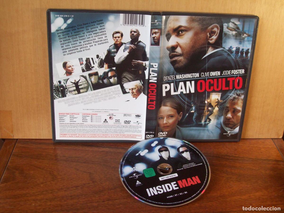 Cine: PLAN OCULTO - DENZEL WASHINGTON - CLIVE OWEN - JODIE FOSTER - DVD