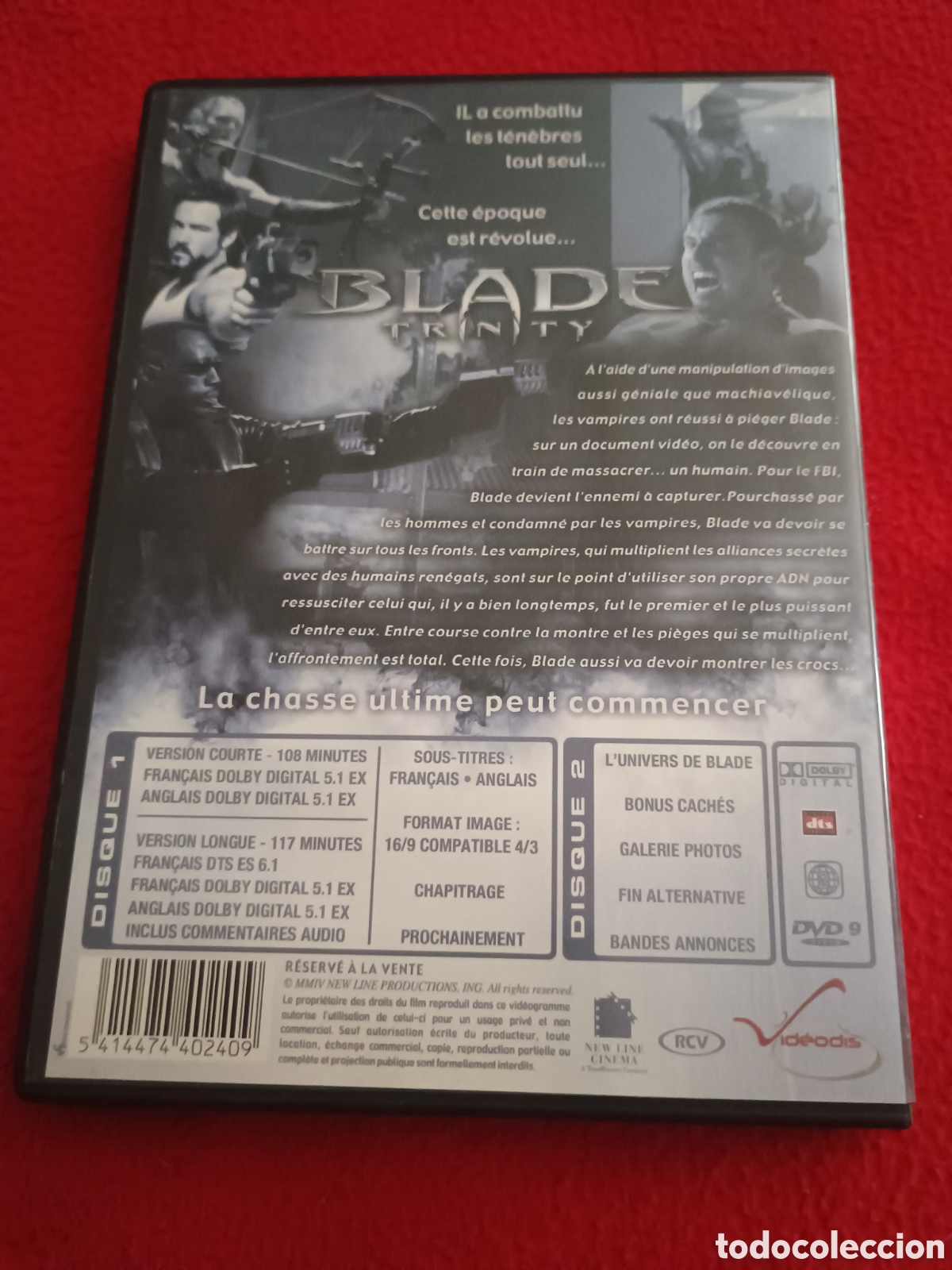 Cine: Dvd blade Trinity (2 discos) wesley snipes - Foto 2