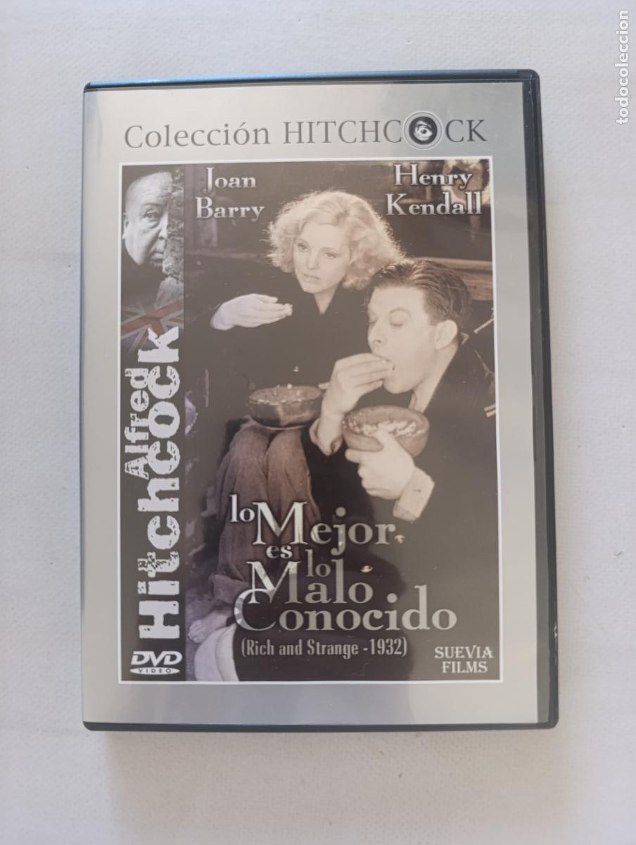 Cine: DVD LO MEJOR ES LO MALO CONOCIDO - ALFRED HITCHCOCK (B6)
