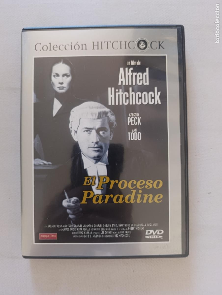 Cine: DVD EL PROCESO PARADINE - ALFRED HITCHCOCK - GREGORY PECK (D6)