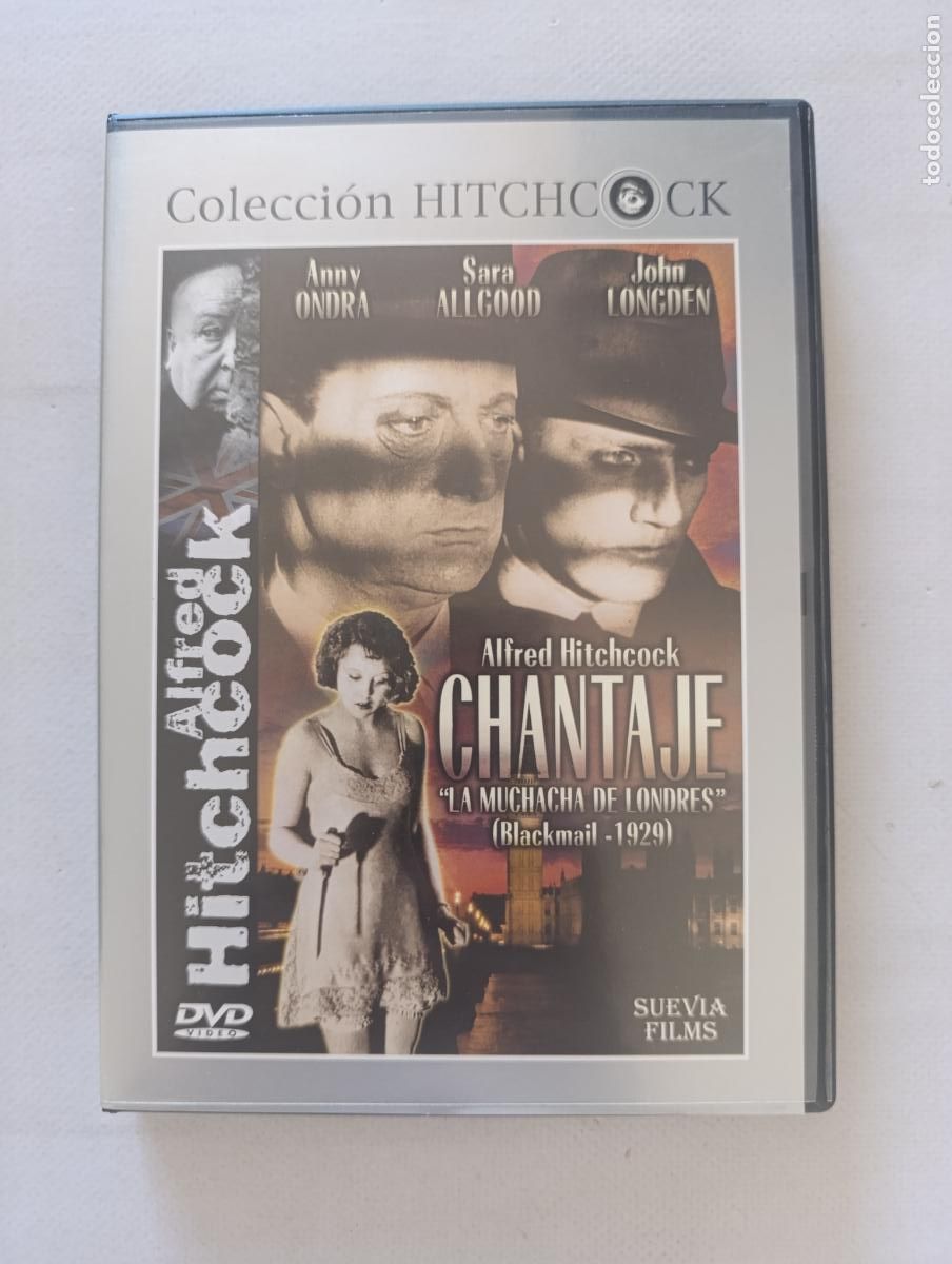 Cine: DVD CHANTAJE (LA MUCHACHA DE LONDRES) - ALFRED HITCHCOCK (D6)