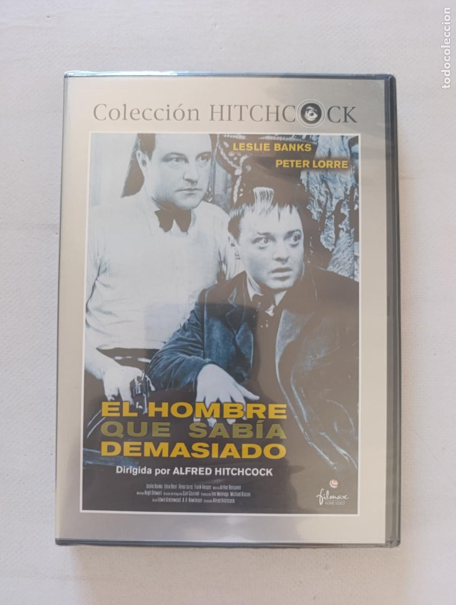 Cine: DVD EL HOMBRE QUE SABIA DEMASIADO - ALFRED HITCHCOCK - NUEVO, PRECINTADO (D6)