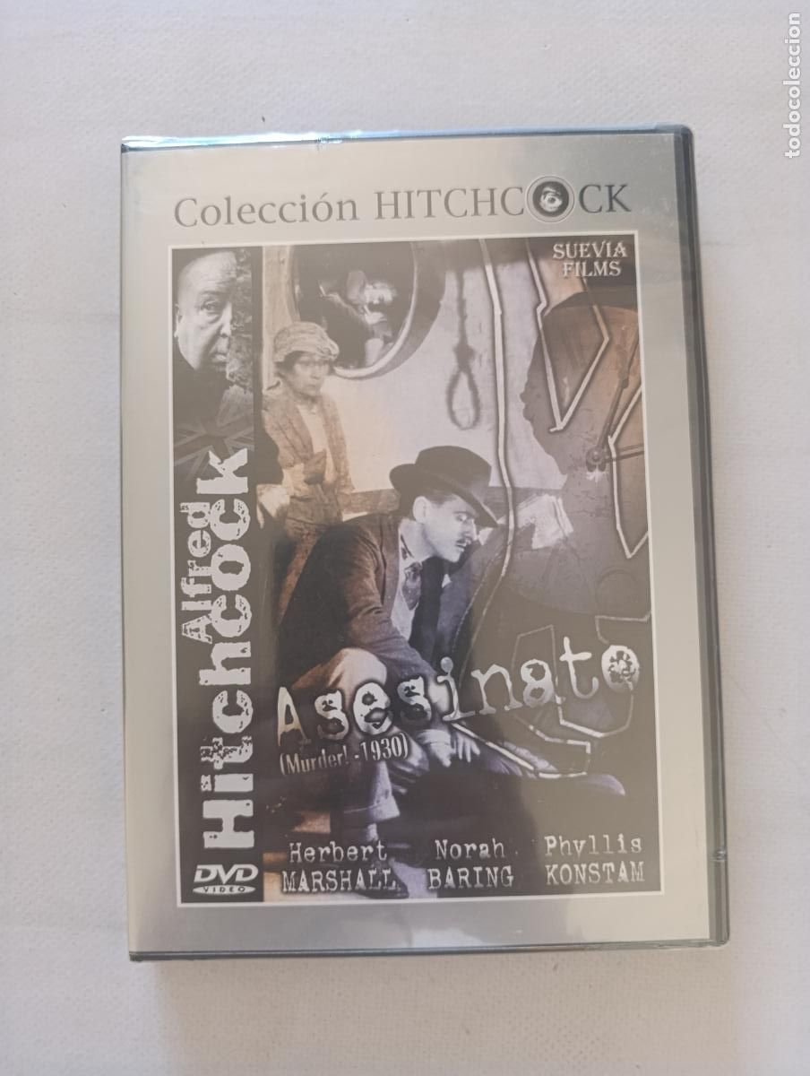 Cine: DVD ASESINATO - ALFRED HITCHCOCK - NUEVO, PRECINTADO (D6)