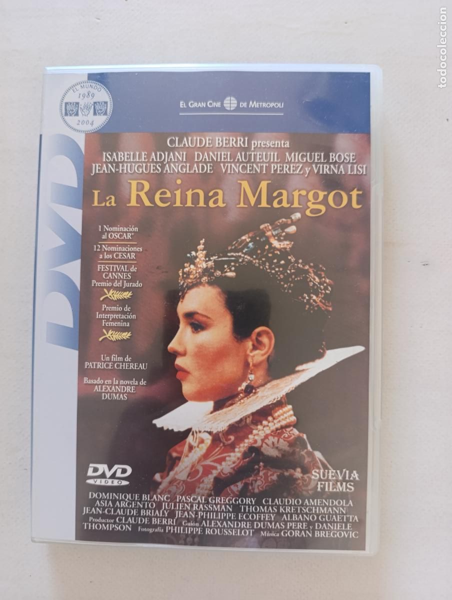 Cine: DVD LA REINA MARGOT - ISABELLE ADJANI (D6)