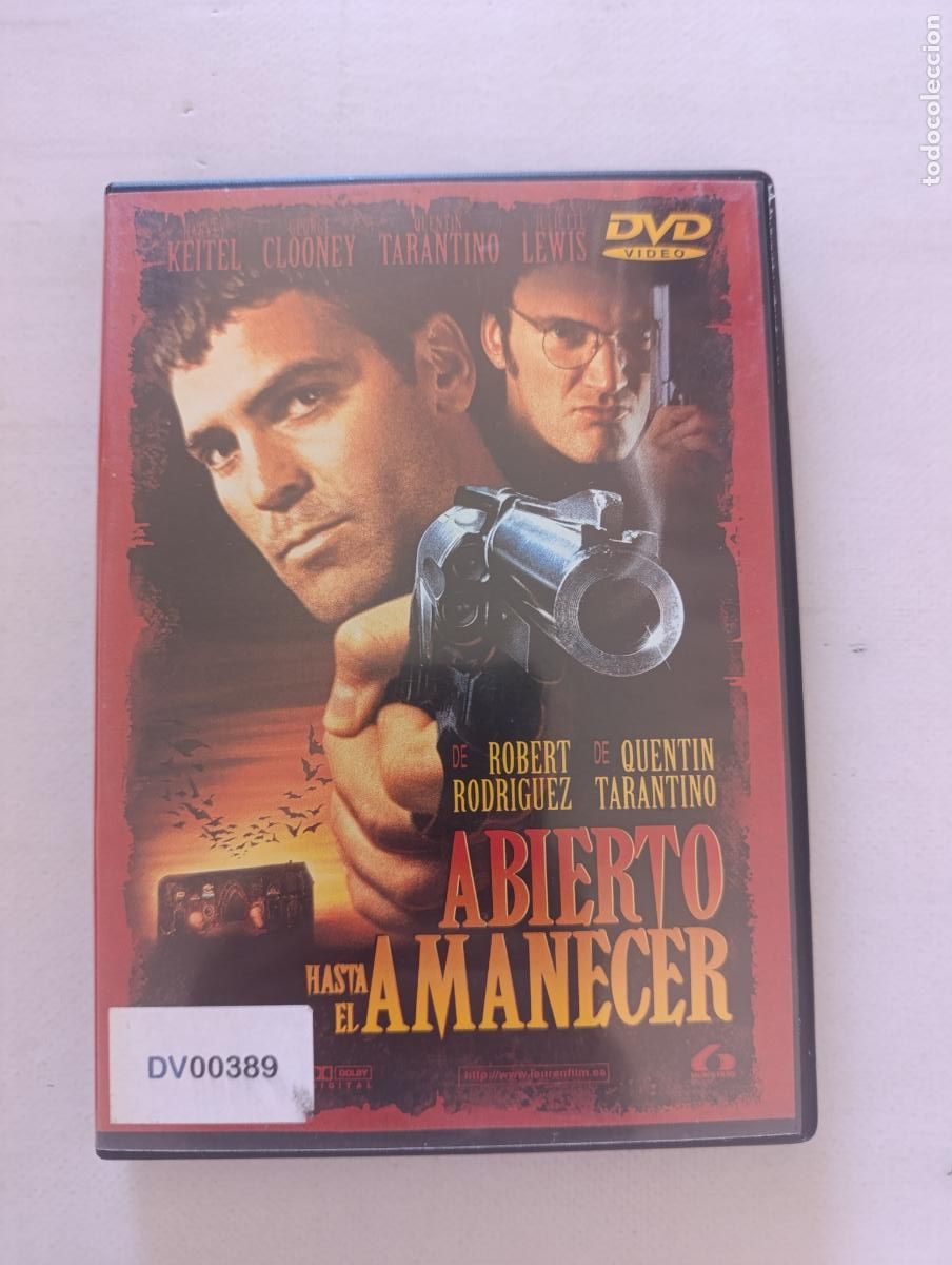 Cine: DVD ABIERTO HASTA EL AMANECER - ROBERT RODRIGUEZ, QUENTIN TARANTINO (G6)