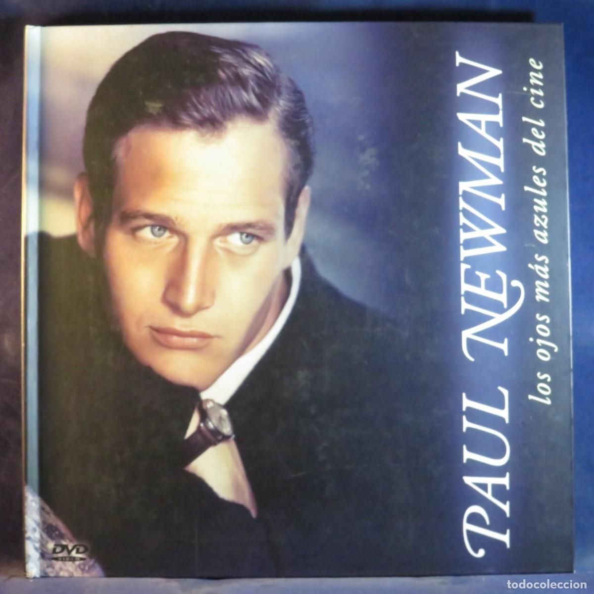 Cine: PAUL NEWMAN, LOS OJOS M&Aacute;S AZULES DEL CINE - 5 DVD + LIBRO CON FOTOS Y BIO