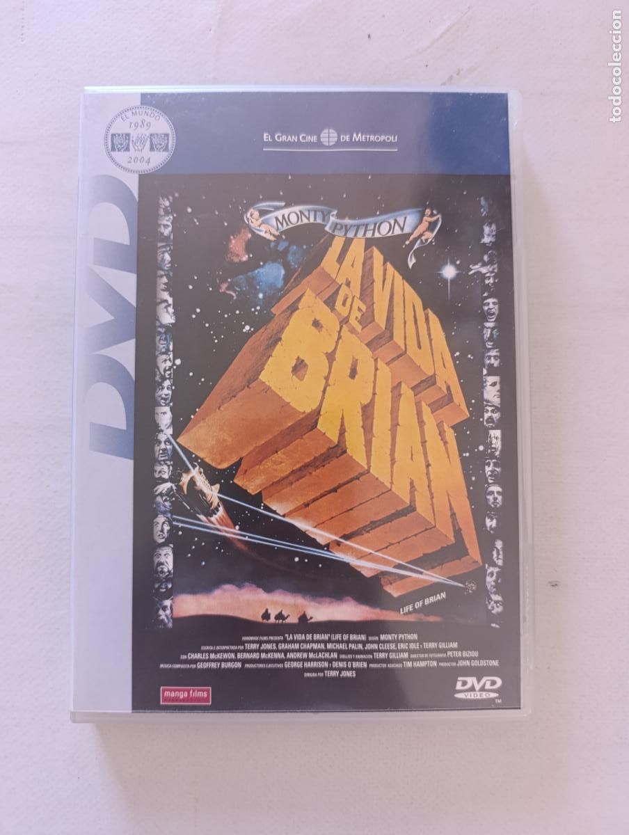 Cine: DVD LA VIDA DE BRIAN - MONTY PYTHON (G6)
