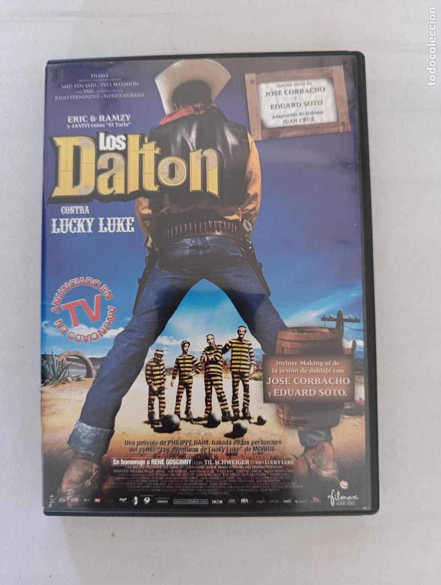 Cine: DVD LOS DALTON CONTRA LUCKY LUKE - LEER DESCRIPCION (H6)