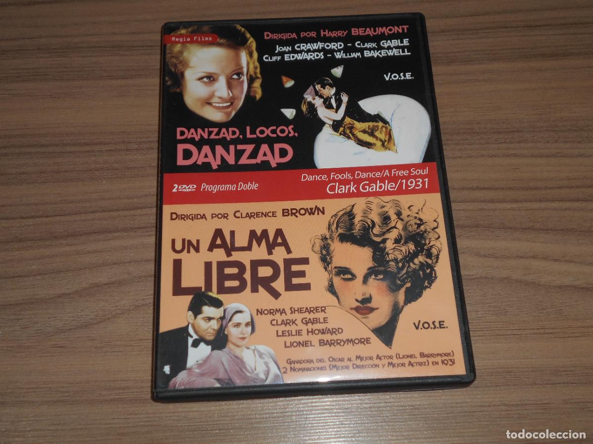 Cine: DANZAD LOCOS DANZAD UN ALMA LIBRE DVD Joan Crawford CLARK GABLE Como NUEVA