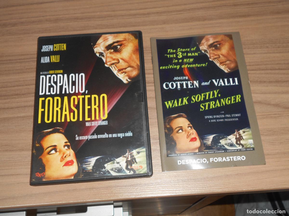 Cine: DESPACIO FORASTERO Edicion Especial DVD + LIBRO 24 Pag. JOSEPH COTTEN Alida Valli