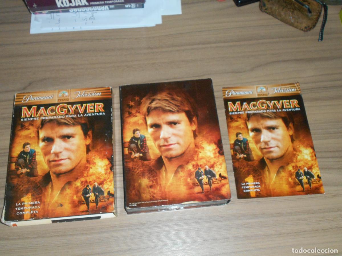 Cine: MACGYVER Temporada 1 Completa 6 DVD Discos en MUY BUEN ESTADO