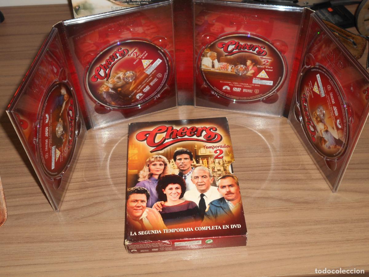 Cine: CHEERS Temporada 2 Completa 4 DVD Discos en MUY BUEN ESTADO