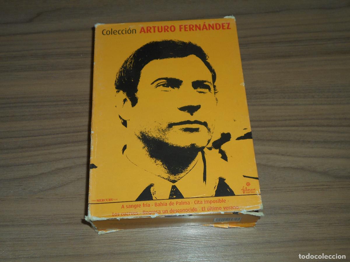 Cine: Coleccion ARTURO FERNANDEZ 6 DVD SANGRE FRIA - BAHIA PALMA - LOS CUERVOS Etc... DISCOS Como NUEVOS