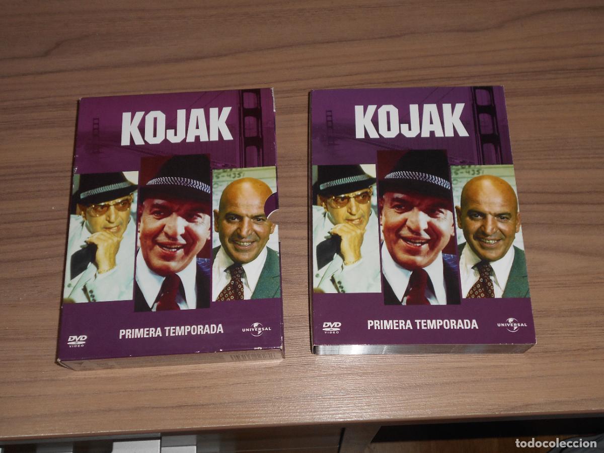 Cine: KOJAK Temporada 1 Completa 6 DVD 18 Horas y 5 Min. TELLY SAVALAS Discos COMO NUEVOS