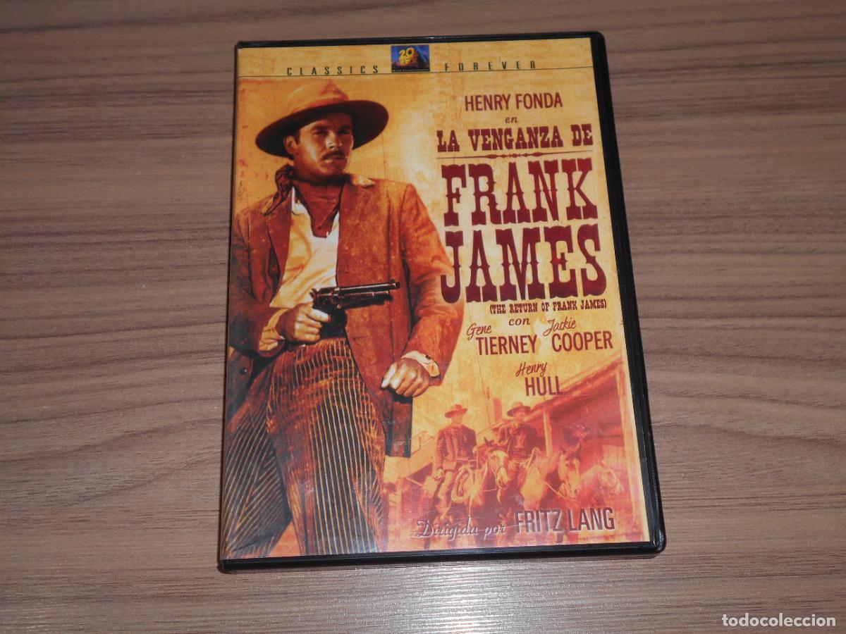Cine: LA VENGANZA DE FRANK JAMES DVD de FRITZ LANG Henry Fonda GENE TIERNEY Como NUEVA