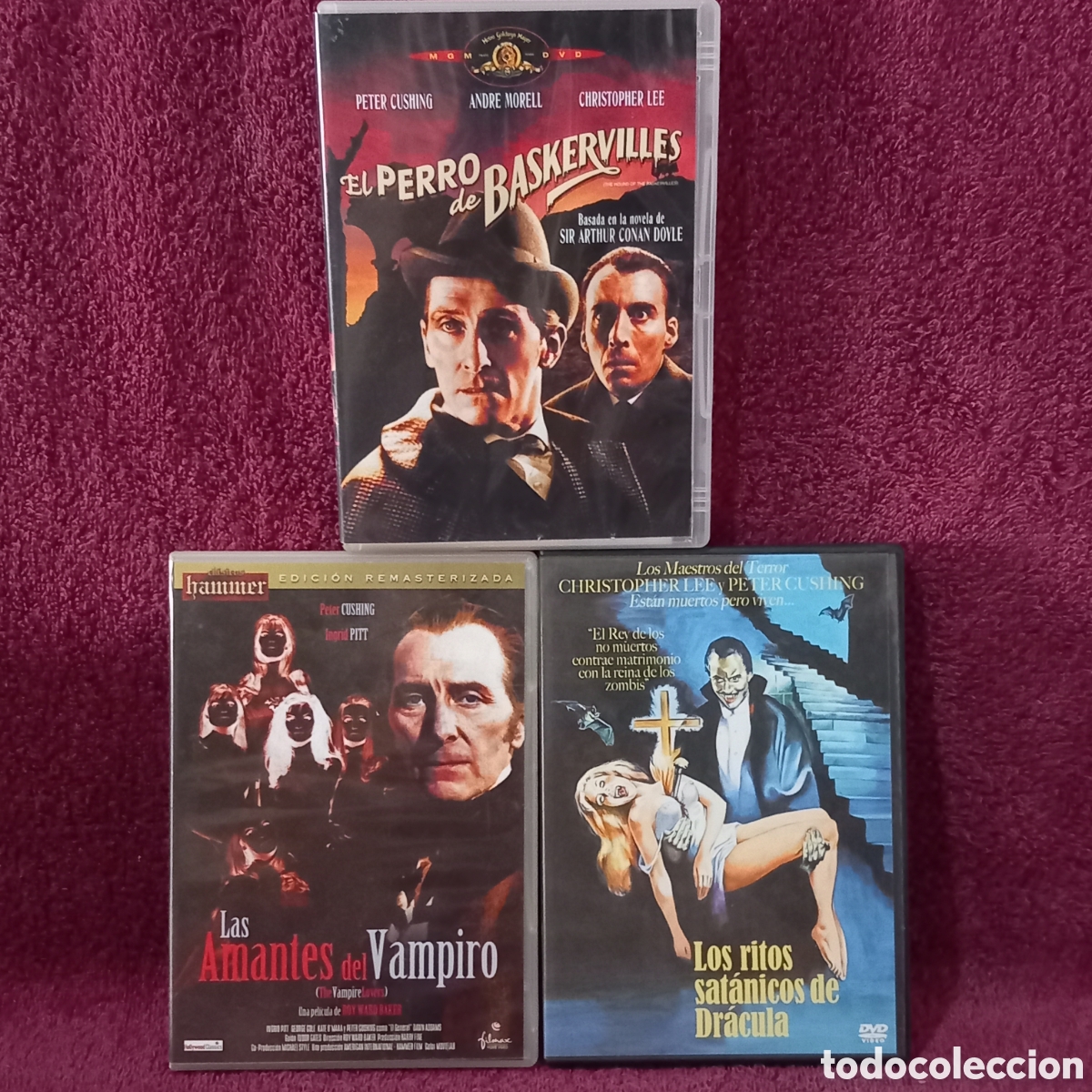 Cin&eacute;ma: 3&times;DVD TERROR A&Ntilde;OS 70's/LOS RITOS SATANICOS DE DRACULA+LAS AMANTES DEL VAMPIRO(remastterizada)