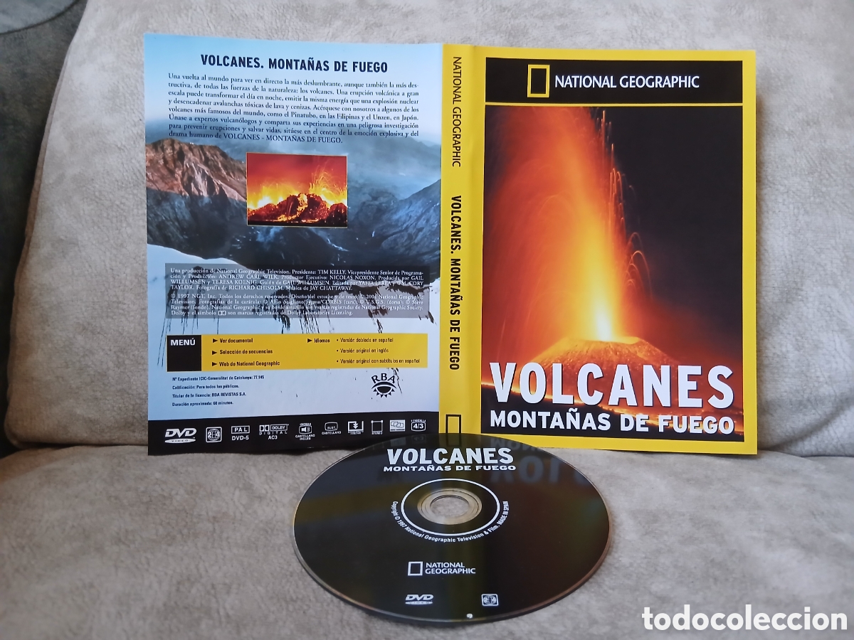 Cine: Dvd Volcanes, Monta&ntilde;as de Fuego -National Geographic-