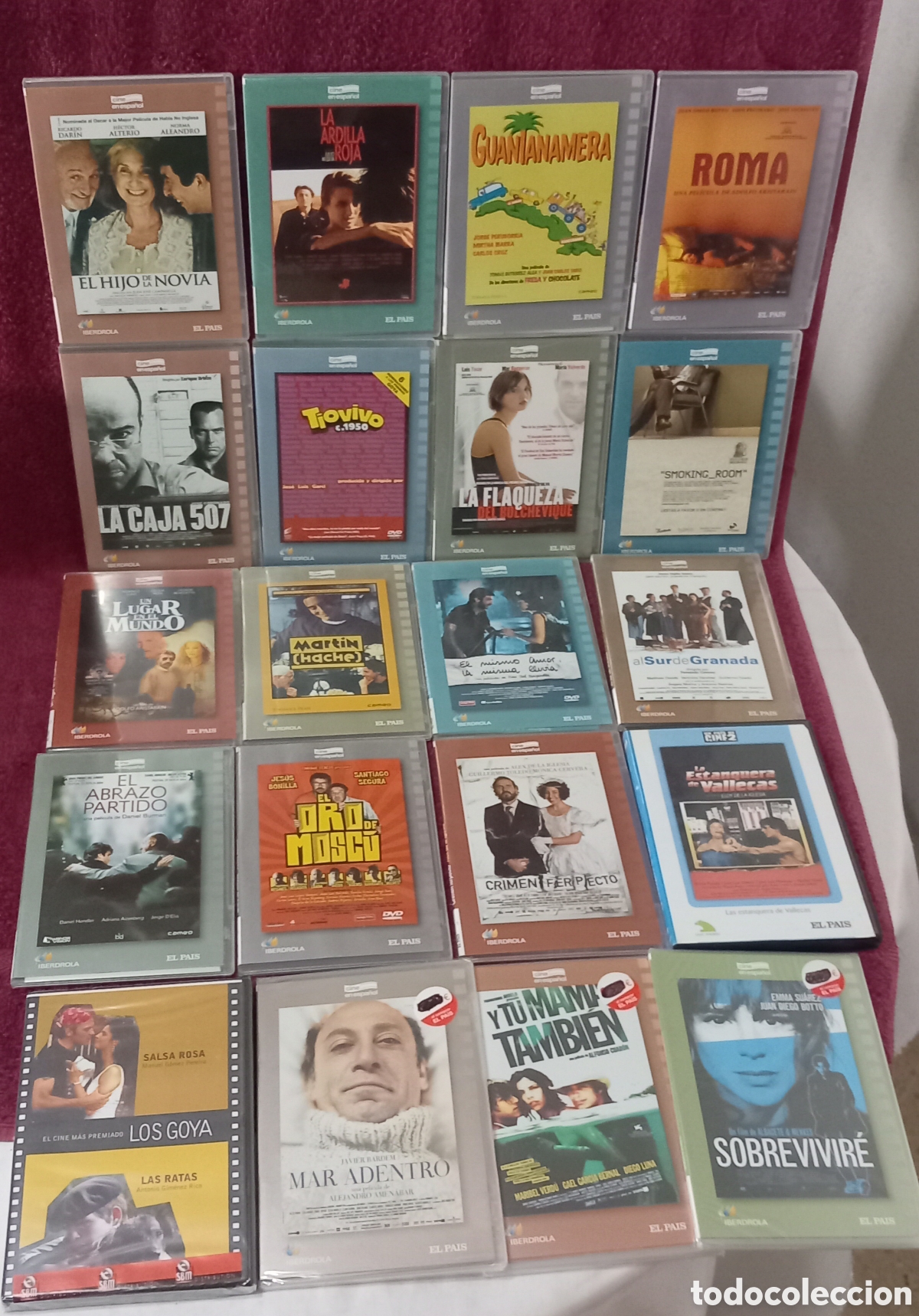 Cinema: 21&times;DVDs-CINE MADE IN SPAIN/pel&iacute;culas de &eacute;xito nacional(5 PRECINTADAS)