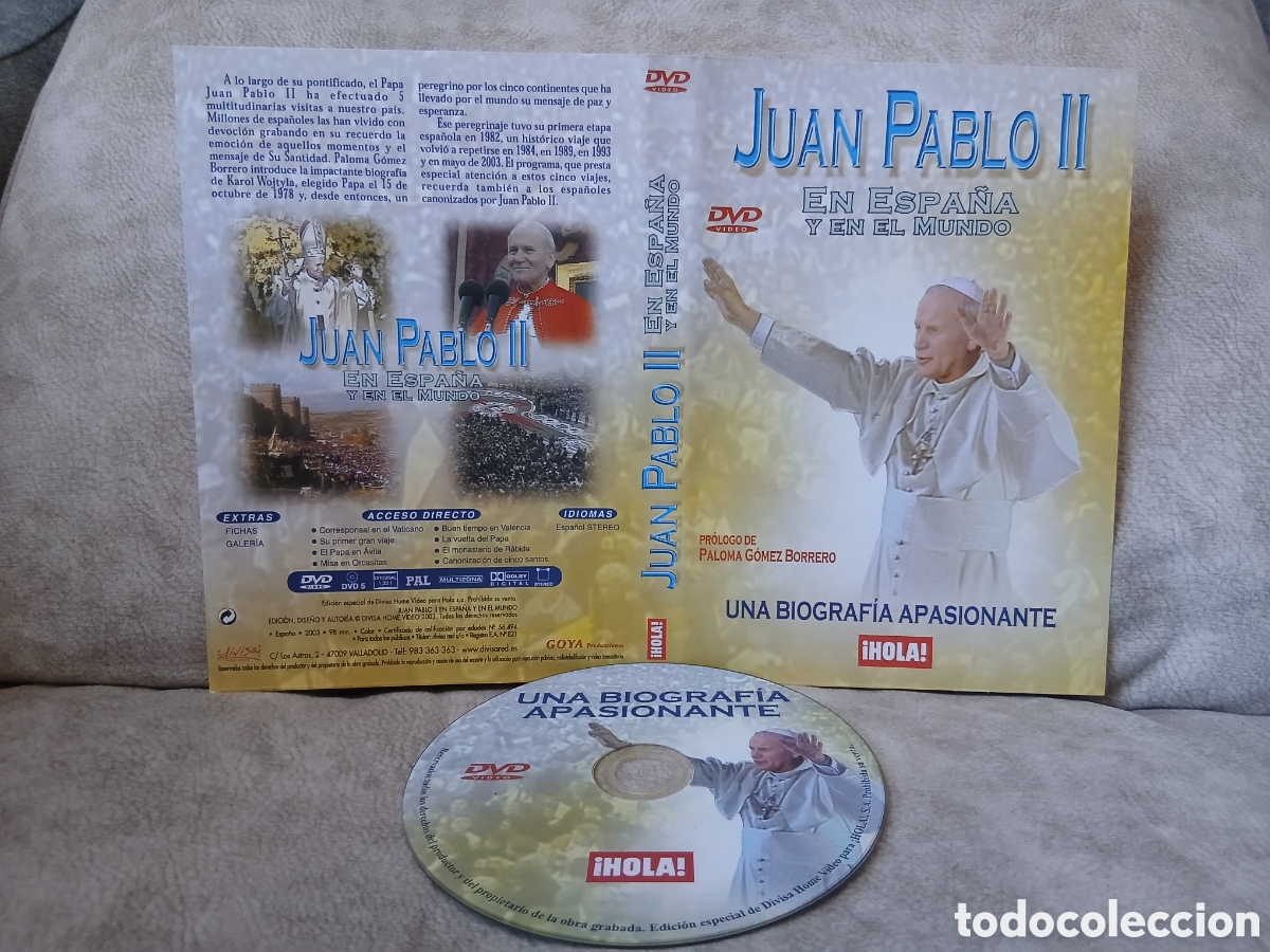 Cine: Dvd Juan Pablo II En Espa&ntilde;a y en el Mundo