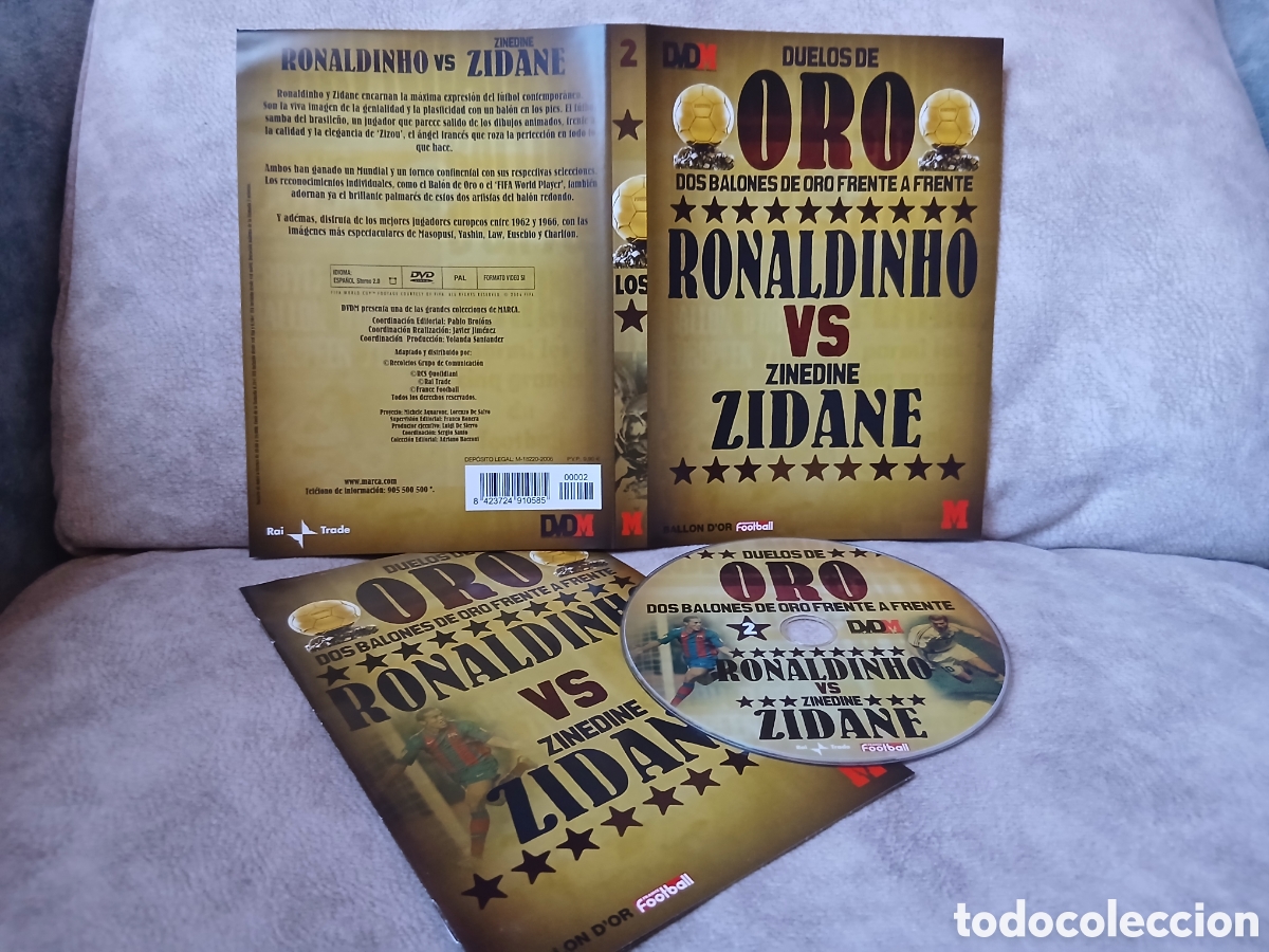 Cine: Dvd Duelo de Oro -Ronaldinho vs Zidane-