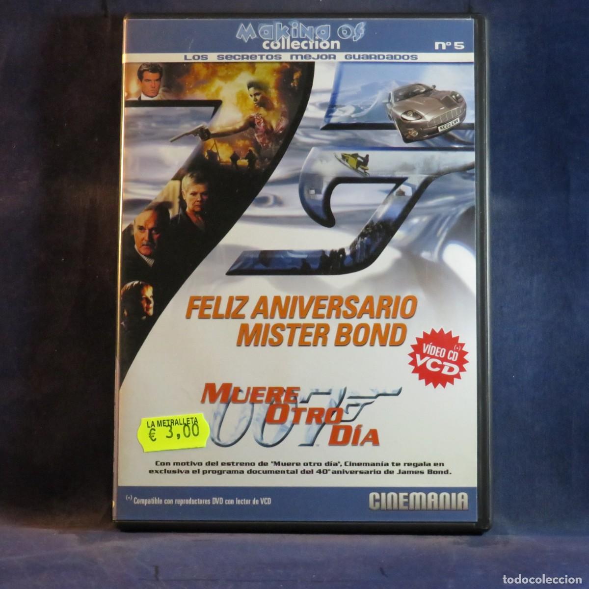 Cine: FELIZ ANIVERSARIO MISTER BOND - 40&ordm; ANIVERSARIO &rdquo;MUERE OTRO D&Iacute;A&rdquo; - DVD