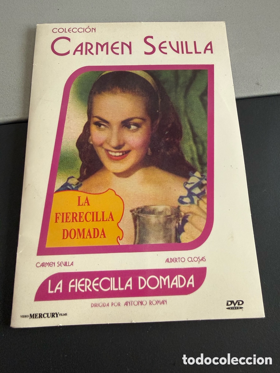 Cine: DVD. LA FIERECILLA DOMADA ( Carmen Sevilla ). Caja Cart&oacute;n
