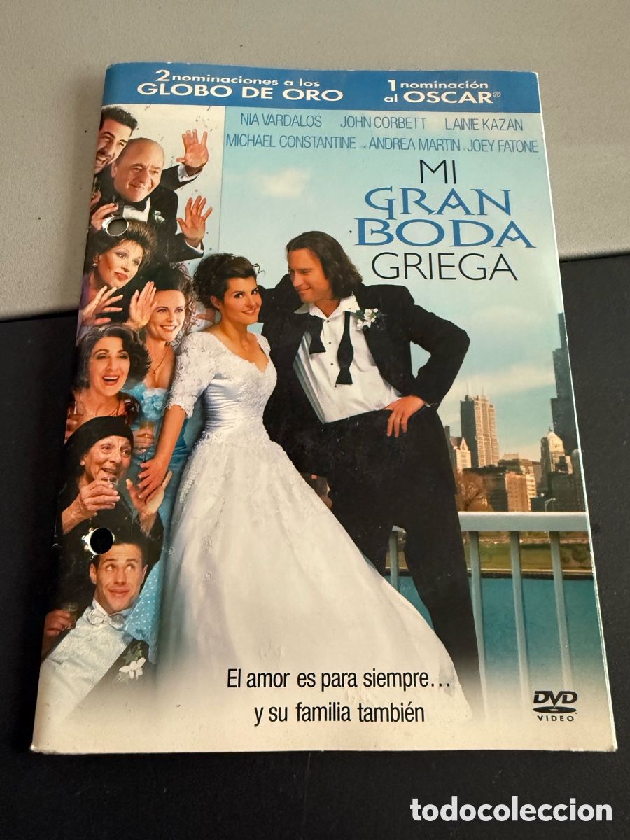 Cine: DVD. MI GRAN BODA GRIEGA. Caja Cart&oacute;n