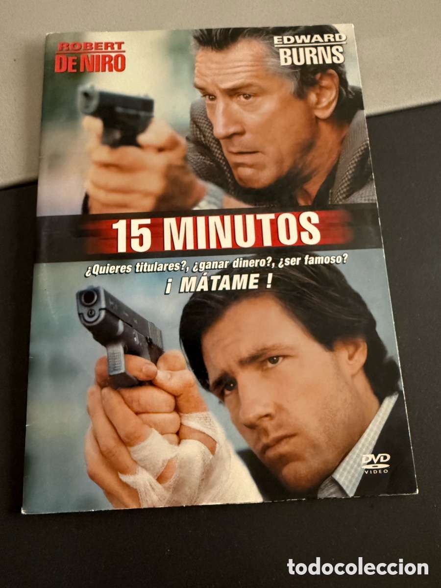 Cine: DVD. 15 MINUTOS. Caja Cart&oacute;n