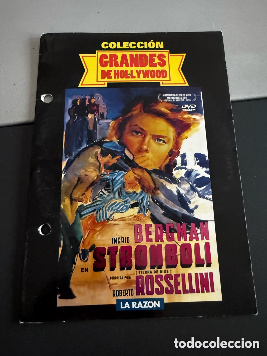 Cine: DVD. STROMBOLI. Caja Cart&oacute;n