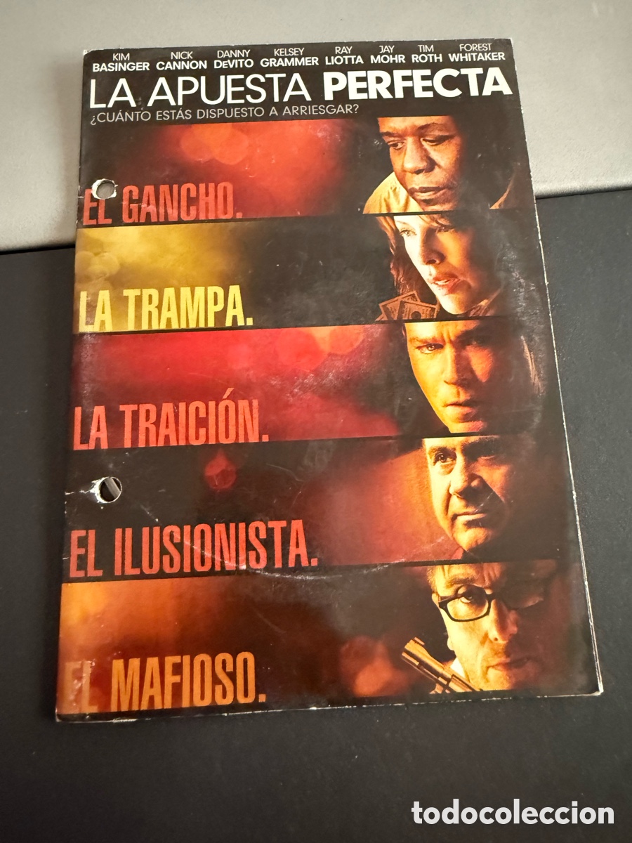 Cine: DVD. LA APUESTA PERFECTA. Caja Fina