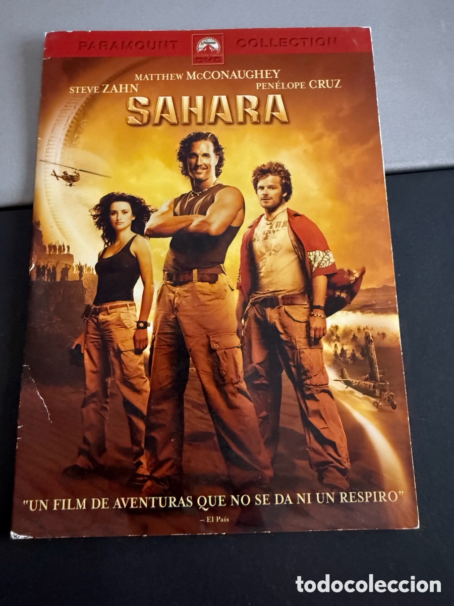 Cine: DVD. SAHARA. Caja Cart&oacute;n