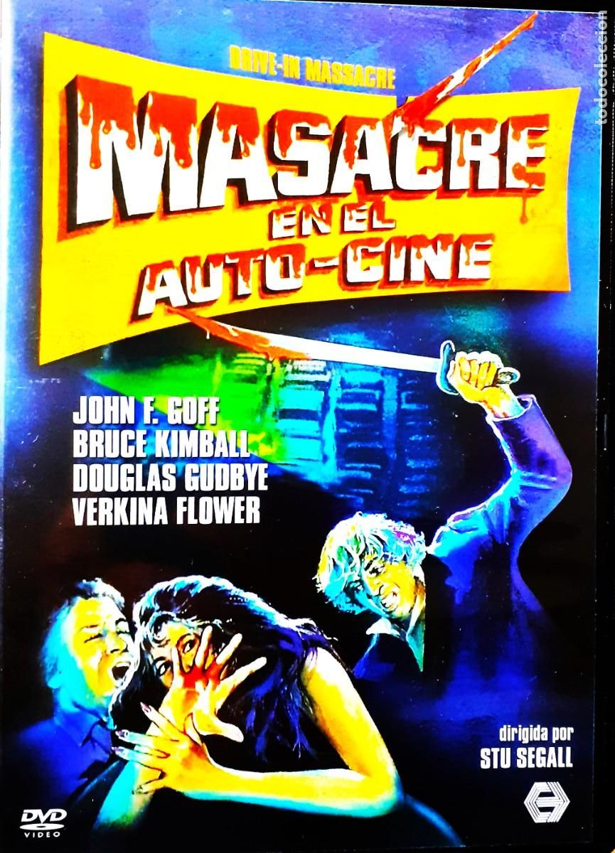 Cine: MASACRE EN EL AUTOCINE. CINE EN DVD, DE COLECCION.