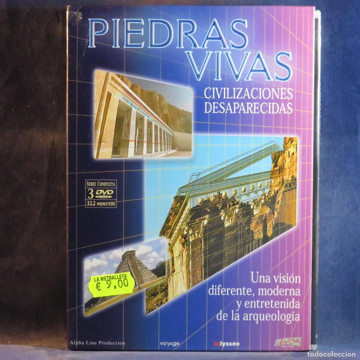 Cine: PIEDRAS VIVAS (CIVILIZACIONES DESAPARECIDAS) - 3 DVD