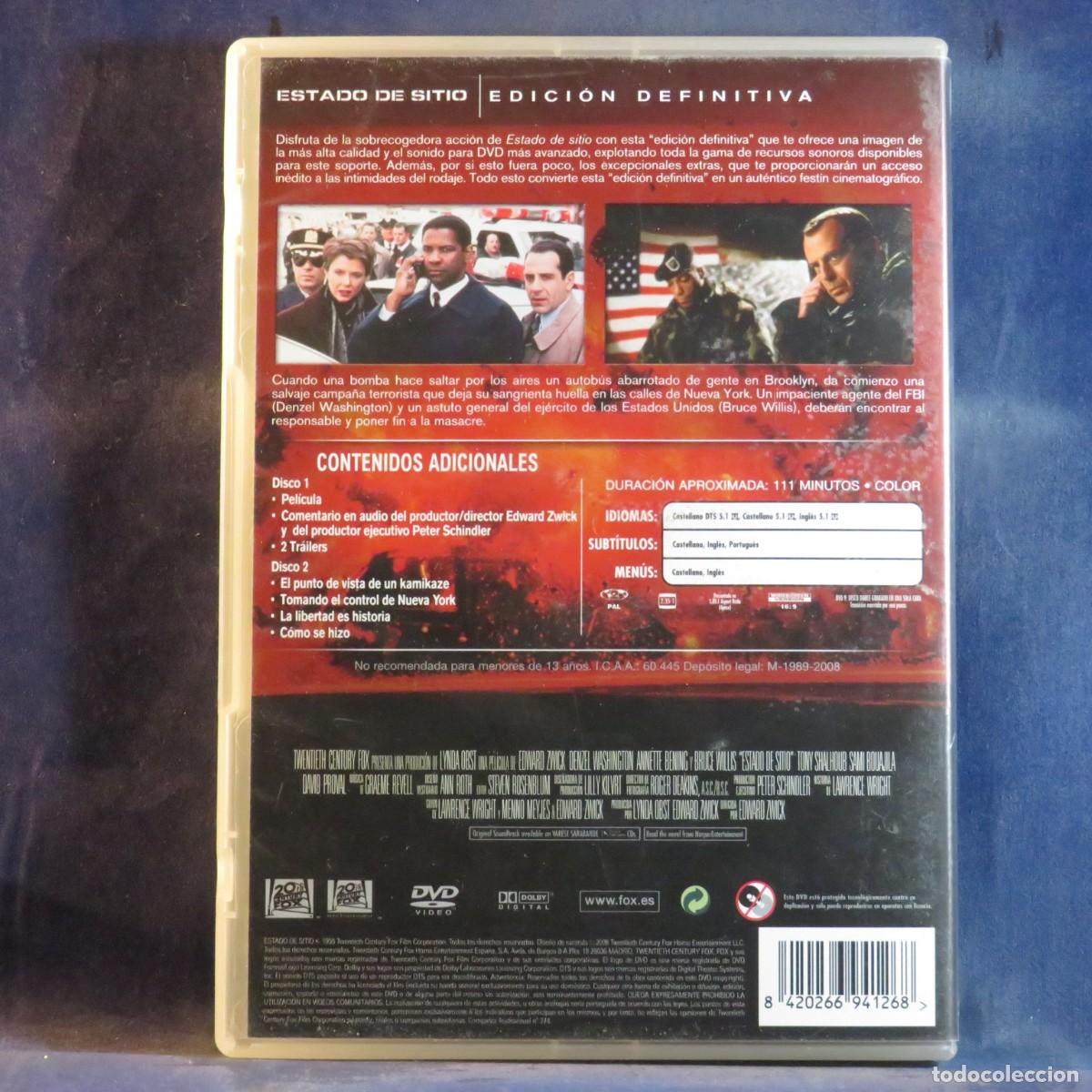 Cine: ESTADO DE SITIO - DVD - Foto 2