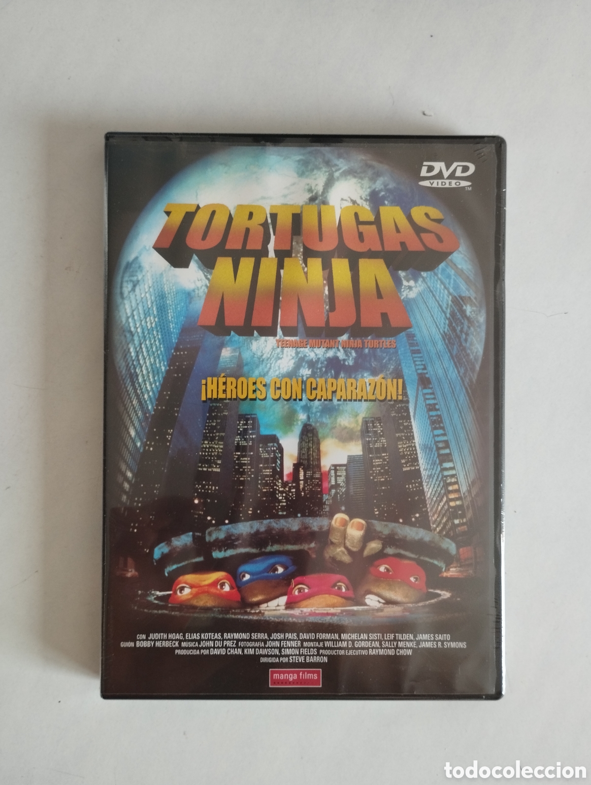 Cine: PELICULA DVD TORTUGAS NINJA (1&deg; EDICION ESPA&Ntilde;OLA) SIN ABRIR PRECINTADA