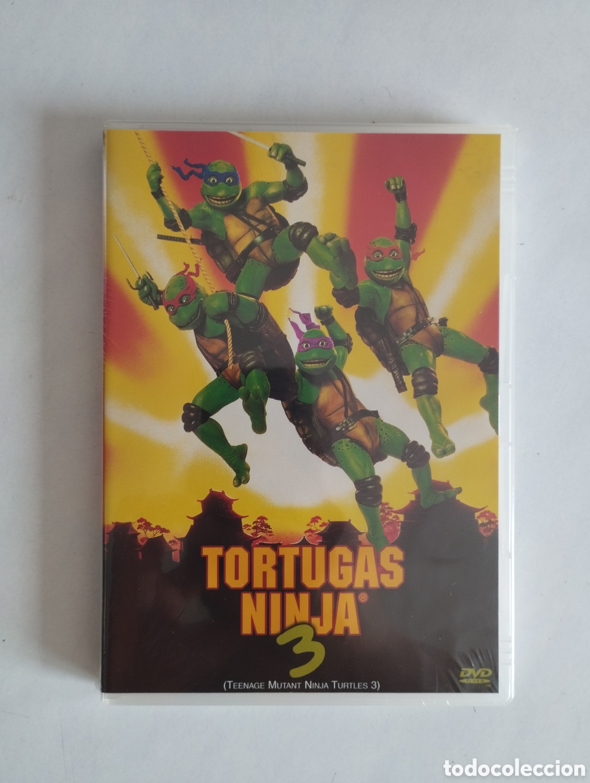 Cine: PELICULA DVD TORTUGAS NINJA 3 (1&deg; EDICION ESPA&Ntilde;OLA) SIN ABRIR PRECINTADA