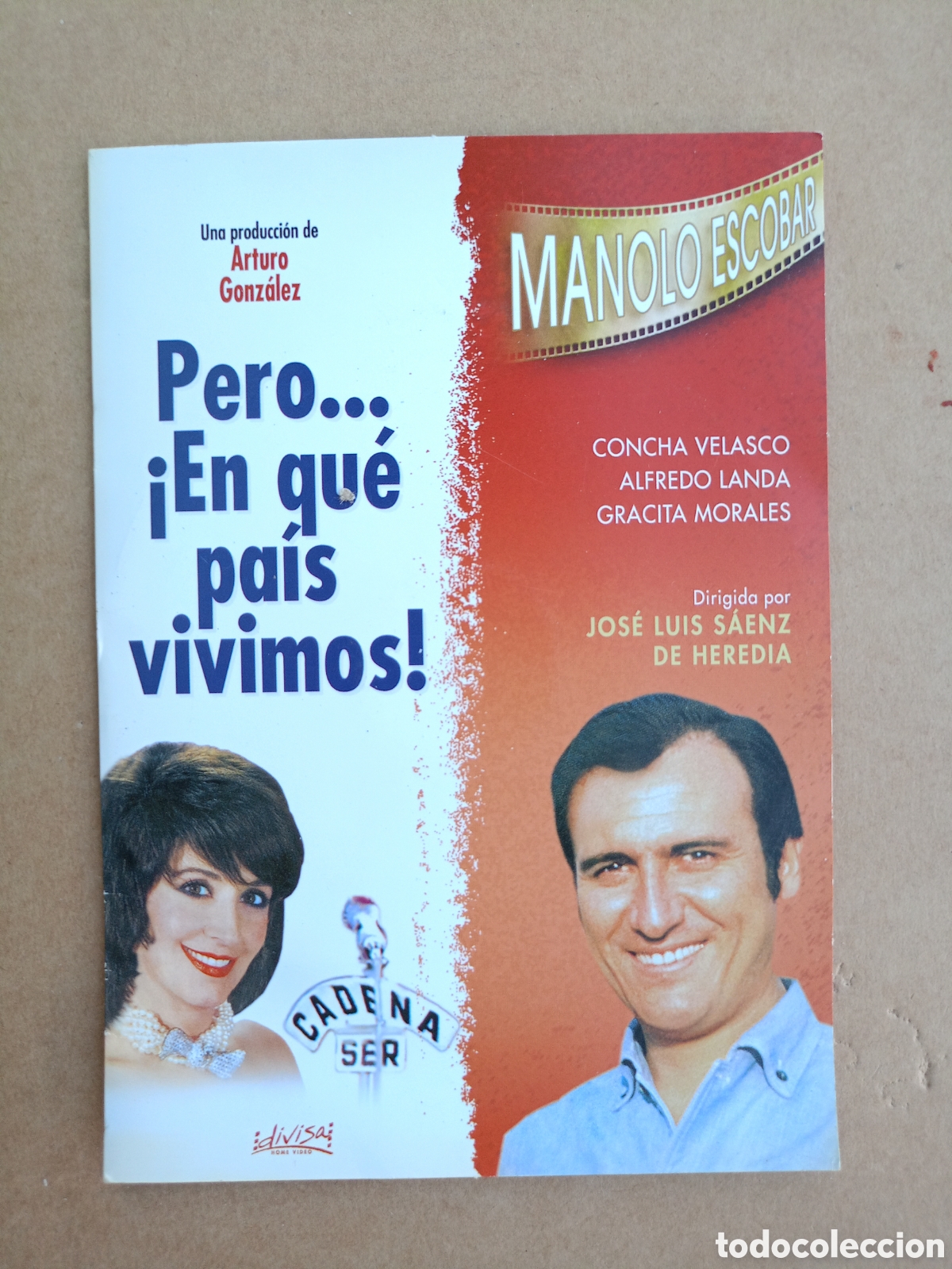 Cinema: PERO.... &iexcl;EN QUE PAIS VIVIMOS! DVD 2007 MANOLO ESCOBAR CONCHA VELASCO ALFREDO LANDA GRACITA MORALES