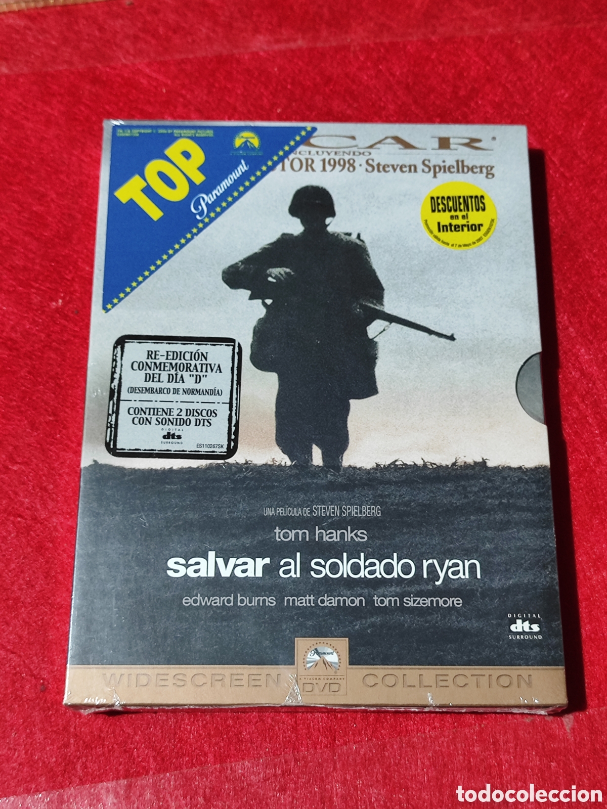 Cine: DVD SALVAR AL SOLDADO RYAN RE EDICION DEL DESEMBARCO PRECINTADO
