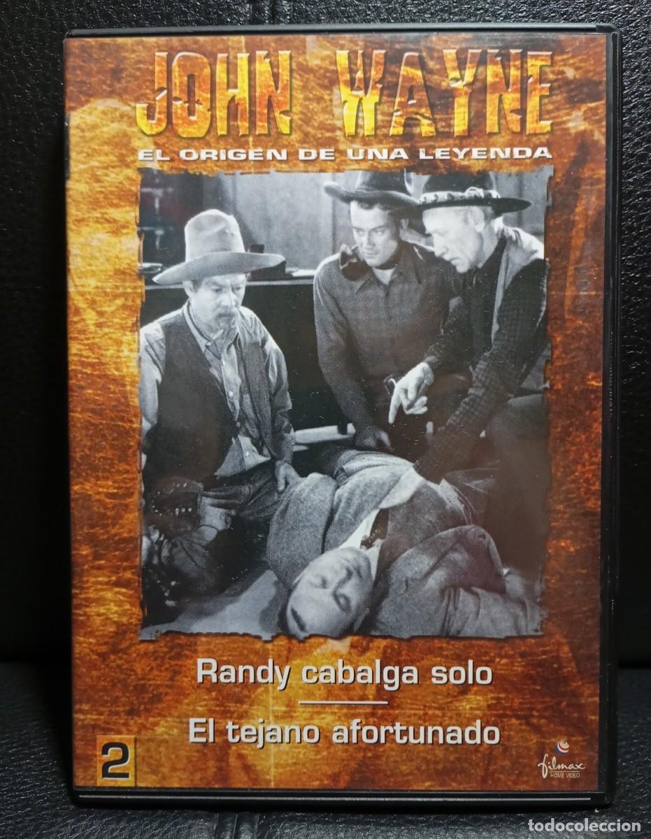 Cine: RANDY CABALGA SOLO - EL TEJANO AFORTUNADO - DVD - JOHN WAYNE - EL ORIGEN DE UNA LEYENDA