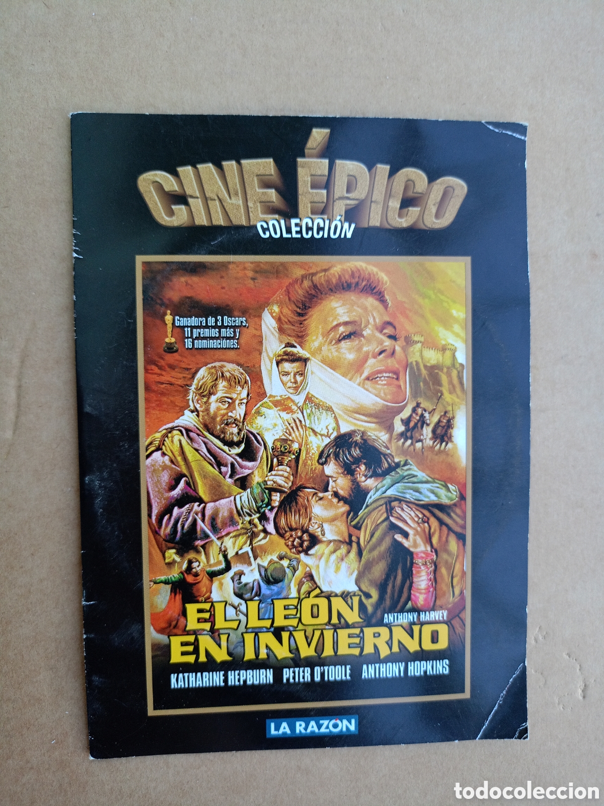 Kino: EL LEON EN INVIERNO - KATHARINE HEPBURN - ANTHONY HOPKINS - DVD EN CAJA DE CARTON